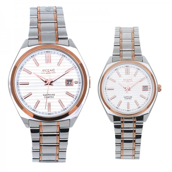 Mozaic MZ1001M dan MZ1001L CR-WHITE Couple